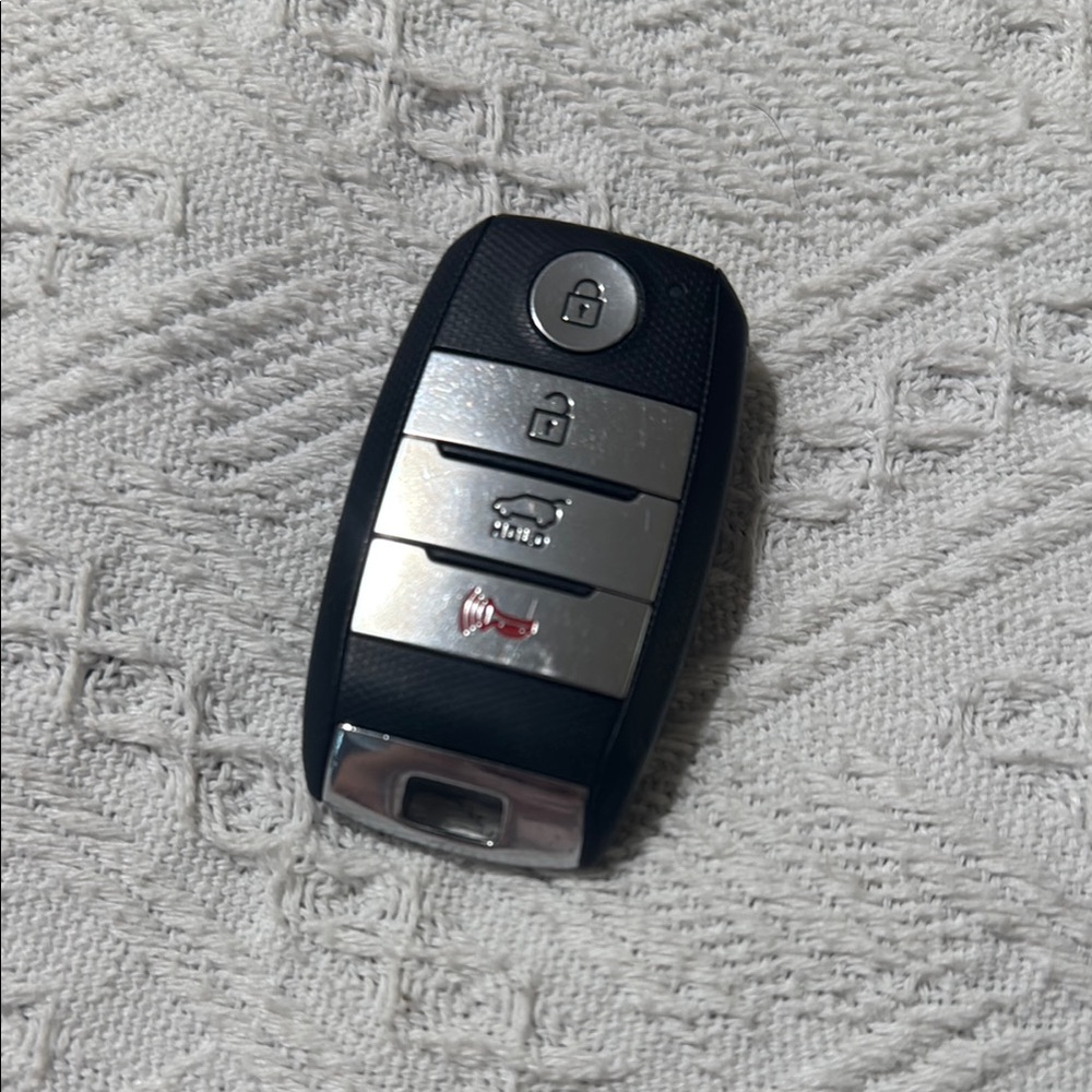 Kia original Black and Silver Car Key Fob